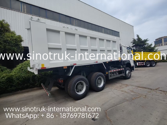 HOWO ৩৭1HP ৬×৪ বাম-হ্যান্ড ড্রাইভ মিড-রাইজ ডাম্প ট্রাক