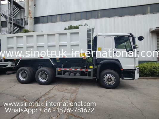 HOWO ৩৭1HP ৬×৪ বাম-হ্যান্ড ড্রাইভ মিড-রাইজ ডাম্প ট্রাক
