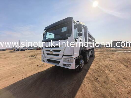 টিপার ডাম্প ট্রাক 40-50 টন লোড ক্ষমতা, 375 অশ্বশক্তি ডিজেল ইঞ্জিন এবং 7300 মিমি কার্গো বক্স দৈর্ঘ্যের সাথে ভারী লোড মুভার