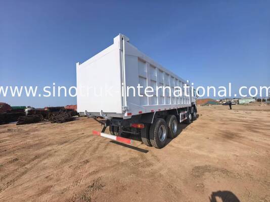 টিপার ডাম্প ট্রাক 40-50 টন লোড ক্ষমতা, 375 অশ্বশক্তি ডিজেল ইঞ্জিন এবং 7300 মিমি কার্গো বক্স দৈর্ঘ্যের সাথে ভারী লোড মুভার