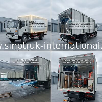 Sinotruk Howo কার্গো ট্রাক 10Wheels 400Hp 6×4 RHD লজিস্টিক জন্য কাস্টমাইজড