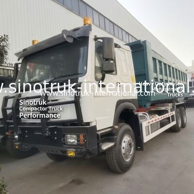 হাইড্রোলিক কন্ট্রোল সিস্টেম 340HP ইঞ্জিন এবং 20-25CBM ক্ষমতা সহ আবর্জনা সংগ্রহ ট্রাক