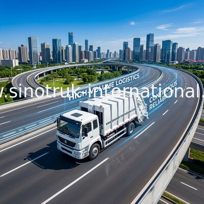 SINOTRUK সংকুচিত আবর্জনা সংগ্রহের ট্রাক 10-12 সিবিএম এলএইচডি 4X2 ZZ3161M4311