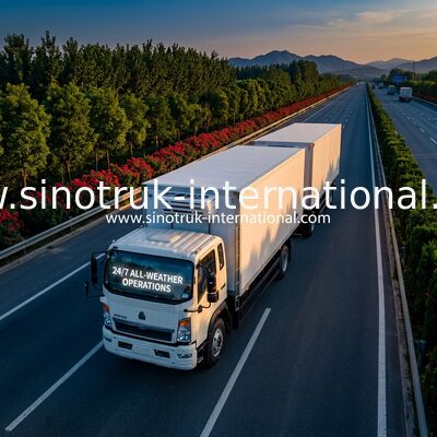 SINOTRUK HOWO 4×2 5-10 টন রেফ্রিজারেটেড ট্রাক 140HP RHD