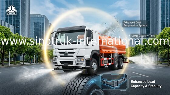 Sinotruk Howo Lhd 6x4 ছিটানো ট্রাক 371hp