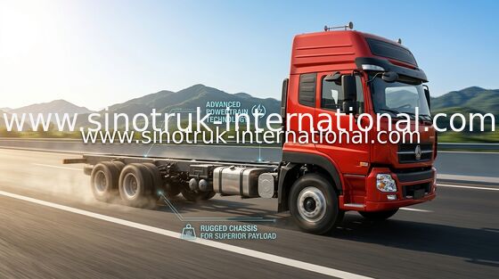SINOTRUK HOWO Cargo Truck , Van Truck  25 Tons 6X2 LHD Euro2 290HP for Logistics