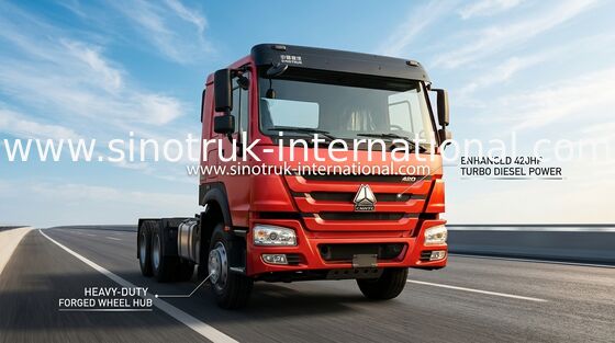 Sinotruk Howo ট্রাক্টর ট্রাক ব্র্যান্ড নিউ 430Hp Lhd 10 চাকার 6 × 4