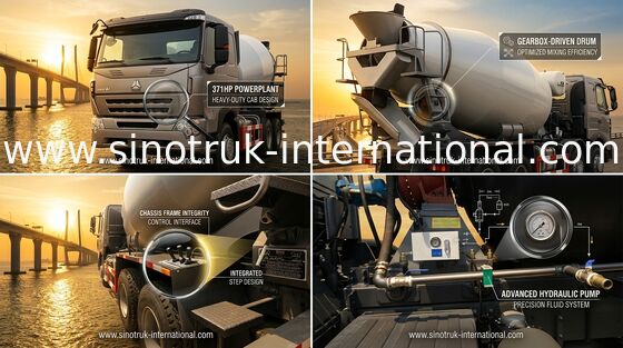 Cement Truck Mixer Concrete Mixer Equipment SINOTRUK HOWO A7