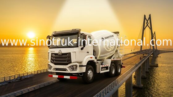 HOWO SINOTRUK কংক্রিট মিক্সার ট্রাক উচ্চ দক্ষতা 10CBM 380HP 6X4 LHD