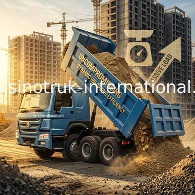 আশ্চর্যজনক ব্লু HOWO 8×4 380HP 26.91CBM ডাম্প ট্রাক যেখানে শক্তি প্রতিটি লোড মধ্যে নির্ভুলতা পূরণ!