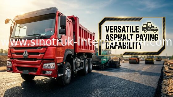 ZZ3257N3647A রেড টিপার ডাম্প ট্রাক 371hp 6×4