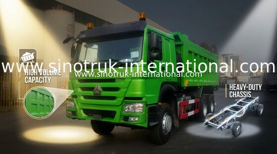 খনির শিল্পের জন্য Zz3257n3847a টিপার ডাম্প ট্রাক