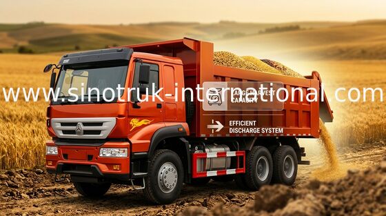 SINOTRUK গোল্ডেন প্রিন্স ডাম্প ট্রাক 6X4 336 এইচপি LHD 25-30tons ZZ3251N3641W