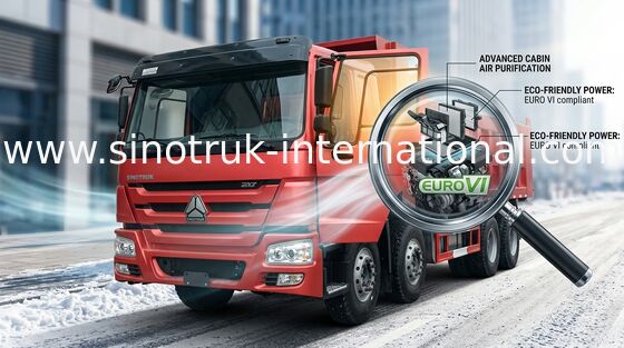 SINOTRUK HOWO ডাম্প ট্রাক 371 এইচপি 12 ওয়াজে এলএইচডি 31 টন 20-30 সিবিএম জেড 3২3317 এন 3567W