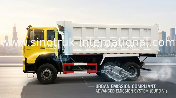 SINOTRUK গোল্ডেন প্রিন্স টিপ্পর ডাম্প ট্রাক 6X4 290 এইচপি ২5 টন 10-25 সিবিএম জেড ২3251 এম 3241 W