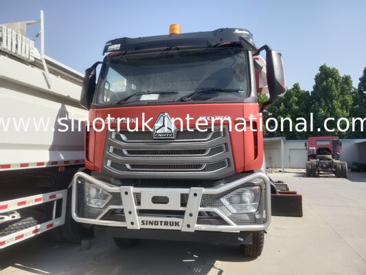 Sinotruk NX Tipper Dump Truck with 371HP Engine, 40-50T Capacity and 8×4 Drive for Heavy-Duty Transport Red