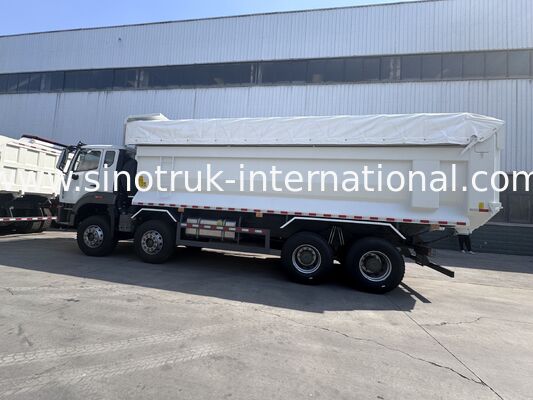 SINOTRUK HOWO এনএক্স ক্যাব ট্যাপার ডাম্প ট্রাক 380HP 6X4 একটি টারপোলিন সহ একটি সতর্কতা আলো