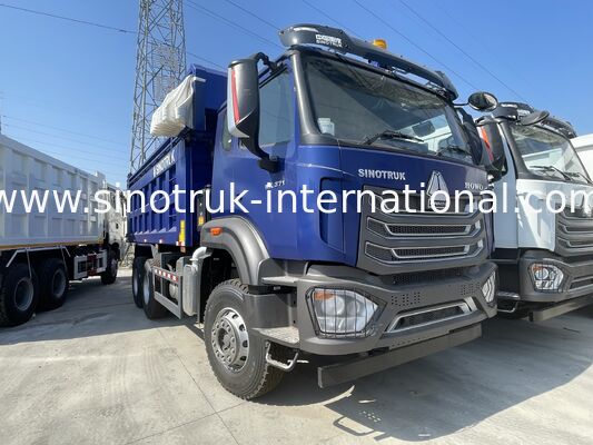 HOWO-NX ডাম্প ট্রাক 371HP সিনোট্রুক ইঞ্জিন, বৈদ্যুতিক টারপুলিন, এবং ভারী দায়িত্ব ম্যাঙ্গানিজ ইস্পাত কার্গো বক্স সহ
