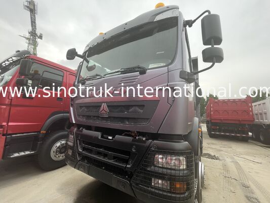 ভারী দায়িত্ব HOWO TX 8X4 টিপার ট্রাক 400HP ডাবল 16T পিছন অক্ষ ডাবল 9.5T গ্রে