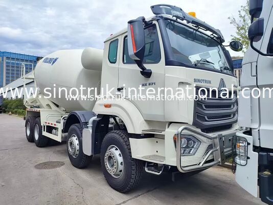 হেভি ডিউটি ​​HOWO 8x4 16CBM কংক্রিট মিক্সার লরি 371HP ইঞ্জিন PMP স্পিড রিডুসার নির্মাণের জন্য