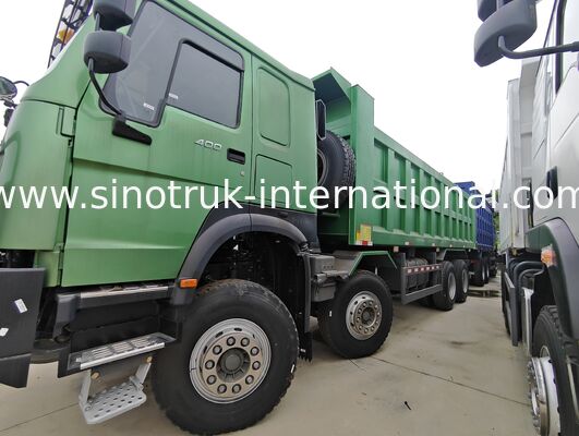Sinotruk HOWO 8×4 Dump Truck With 400HP 12 Wheels  For Construction & Mining Projects
