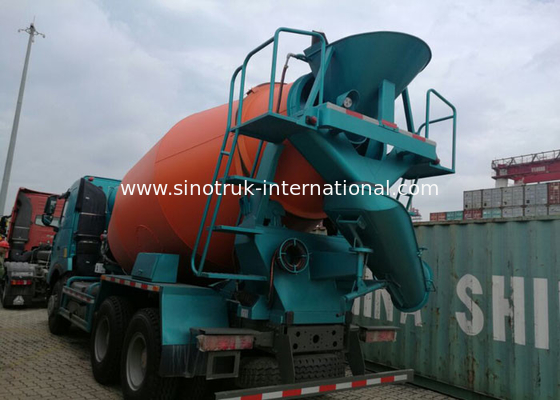 নির্মাণ সাইট SINOTRUK HOWO A7 জন্য বড় ক্যাপাসিটি কংক্রিট মিক্সার ট্রাক