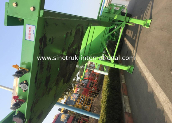 সাধারণ সাসপেনশন ট্রাক 3 এক্সেল 40 ফুট কনটেইনার সঙ্গে কপিকল মাউন্ট করা