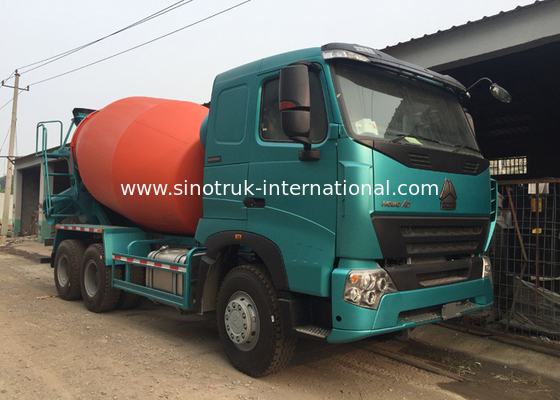 নির্মাণ সাইট SINOTRUK HOWO A7 জন্য বড় ক্যাপাসিটি কংক্রিট মিক্সার ট্রাক