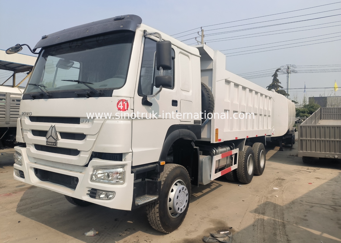 সিনোট্রুক হাওও ব্যবহৃত ট্যাপার ডাম্প ট্রাক 371 এইচপি বা 375 এইচপি 6 × 4 পুনর্নির্মাণ