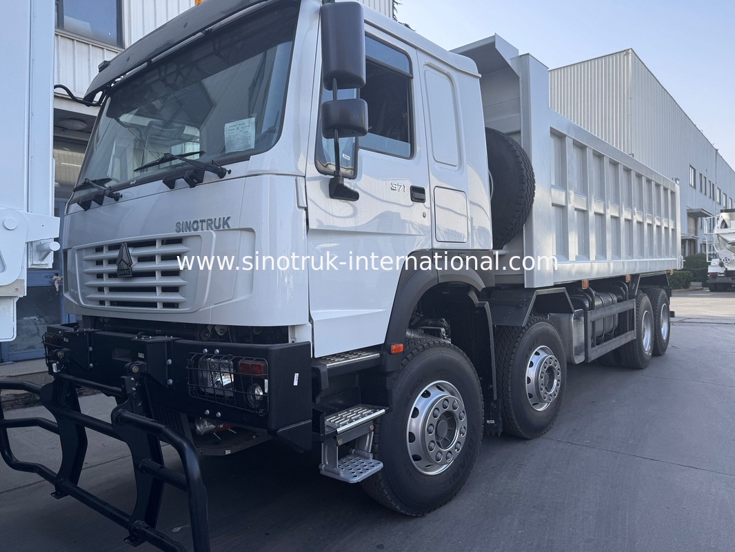 SINOTRUK HOWO 371HP টিপার ডাম্প ট্রাক নির্মাণ পুরানো সামনের মুখ সামরিক খনির এলাকার জন্য বাম্পার