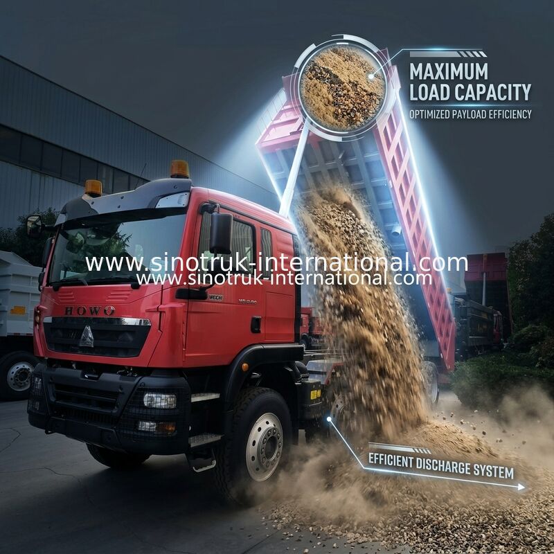 8 × 4 Lhd 12 চাকার সিনোট্রাক টিপার 400Hp ইউরো 2