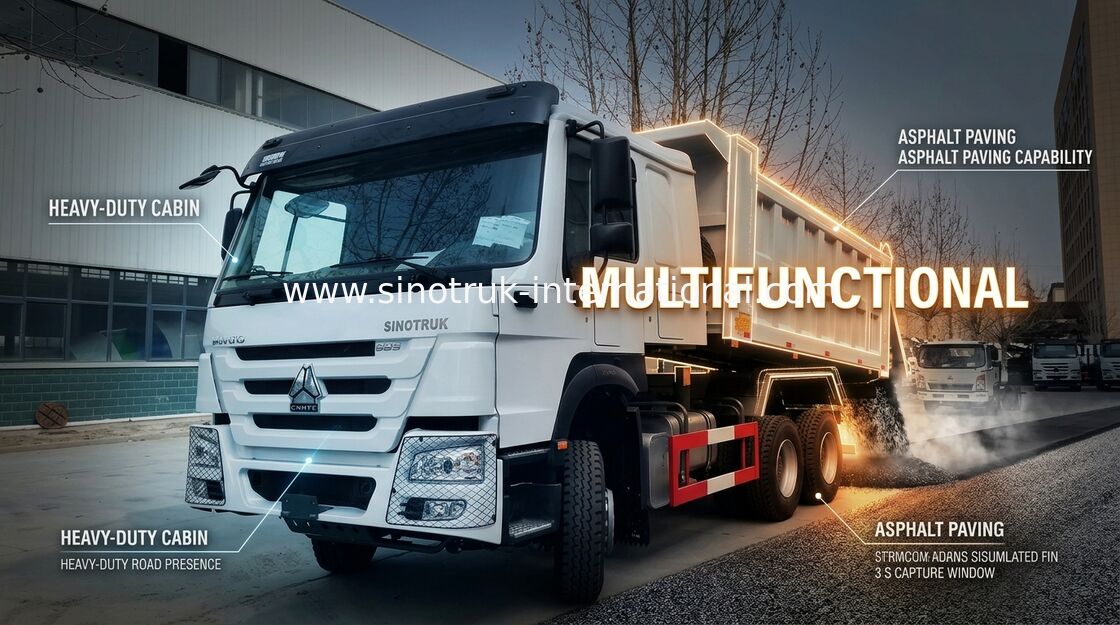 SINOTRUK HOWO টিপার ট্রাক 6X4 336HP LHD 10 চাকার 25 টন ZZ3257N3847B1