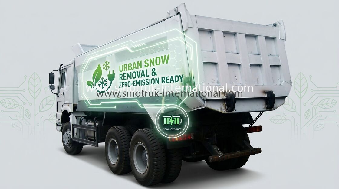 SINOTRUK HOWO টিপ্পার ডাম্প ট্রাক 371 এইচপি 10-25 সিবিক মিটার, লোড 25-40টন