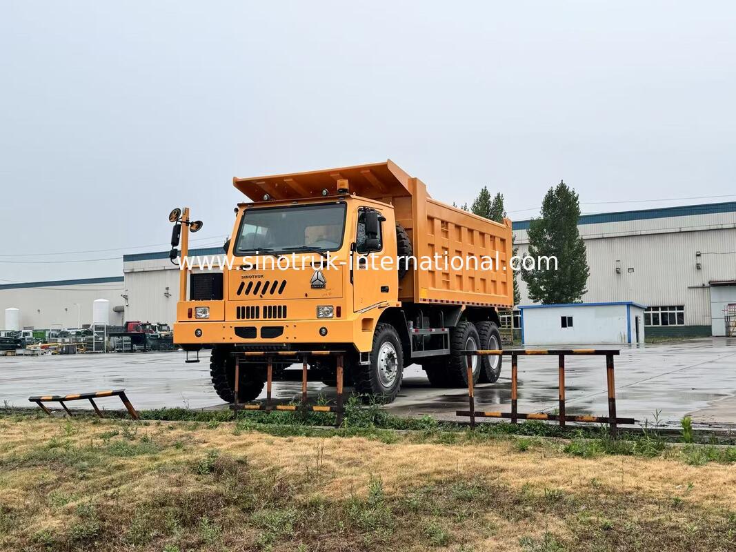 6×4 Mining Tipper 90Ton 430HP LHD SINOTRUK HOWO For Mining Industry