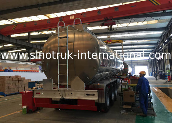 Stainless Steel Semi Trailer Water Tank Truck Hydraulic Flatbed Trailer