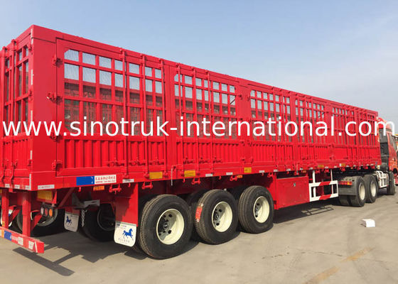 Mn Steel  Semi Truck Trailer Tractor Trailer Truck 12600*3000mm