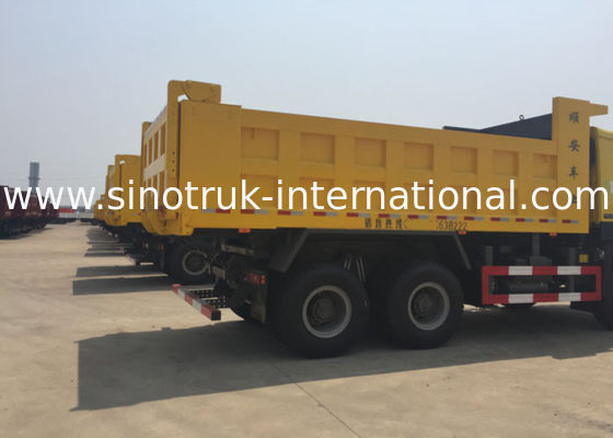 Tipper Dump Sino Howo Trucks 6X4 10-25 CBM For Construction Material Transport