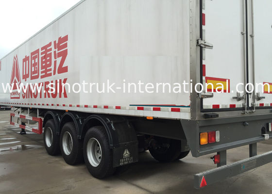 40 Feet Container Refrigerated Semi Trailer Truck 2 / 3 Axles 30 - 60 Tons 13m