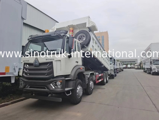 SINOTRUK HOWO হেভি ডিউটি ​​টিপার ডাম্প ট্রাক ফ্রন্ট লিফটিং 8×4 RHD