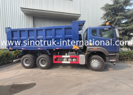 Sinotruk N7 টিপার ডাম্প ট্রাক 10 চাকার 400Hp 6 × 4 সতর্কীকরণ আলো সহ
