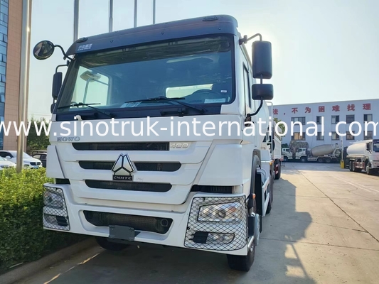 উচ্চ অশ্বশক্তি 400HP কম জ্বালানী খরচ HOWO মিক্সার ট্রাক LHD 6×4 10 চাকার