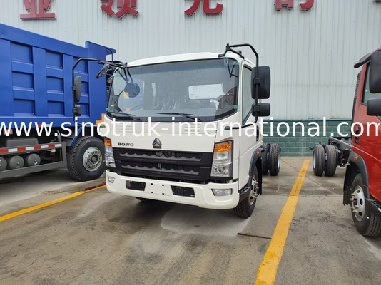 ZZ1047D3414C145 HOWO 4 * 2 হালকা দায়িত্ব ট্রাক 116HP চ্যাসি