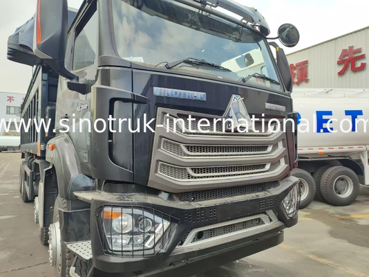 HOWO NX 380HP RHD ব্ল্যাক ট্যাপার ডাম্প ট্রাক