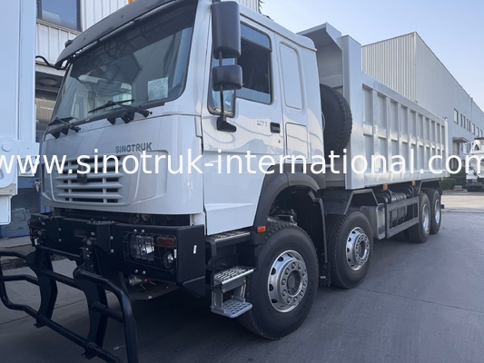 SINOTRUK HOWO 371HP টিপার ডাম্প ট্রাক নির্মাণ পুরানো সামনের মুখ সামরিক খনির এলাকার জন্য বাম্পার