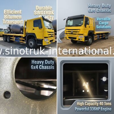 LHD RHD ZZ1257N4641W 40 টন 266HP কার্গো ট্রাক