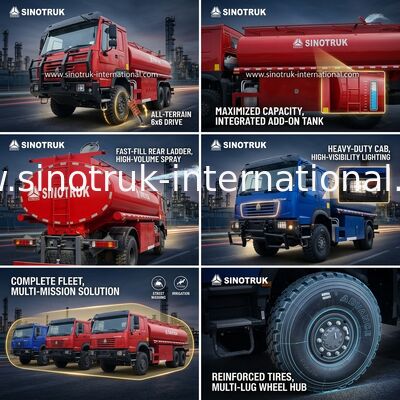 SINOTRUK HOWO 290 HP তেল ট্যাঙ্ক ট্রাক 10 CBM ক্ষমতা এবং হেভি-ডিউটি ​​চ্যাসিস সহ