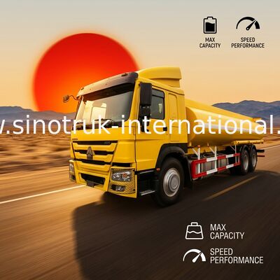 High Efficiency 16-20CBM Oil Tank Truck 6X4 RHD Euro2 290HP Gas Tanker Truck