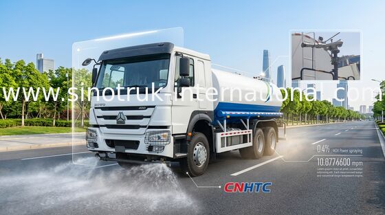 HOWO 6*4 ড্রাইভ 400HP 18m3 বৃহত আকারের ইঞ্জিনিয়ারিং ওয়াটার স্প্রিংলার ট্রাক (ওয়াটার ট্রাক / ওয়াটার স্প্রেয়ার, রাস্তা ধুলো দমন এবং সেচ জন্য উপযুক্ত)