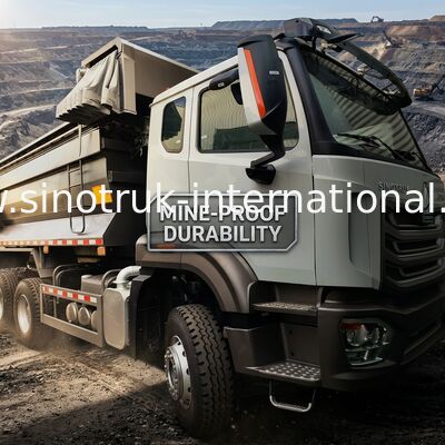SINOTRUK HOWO LHD 6x4 10 চাকা 40 টন খনির জন্য ইউ টাইপ ডাম্পিং ট্রাক