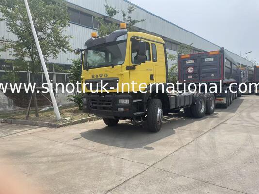 6x4 ড্রাইভার টাইপ ট্র্যাক্টর ট্রাক 10 টি টায়ার বৈশিষ্ট্যযুক্ত দীর্ঘ দূরত্বের মালবাহী চলাচল এবং ভারী দায়িত্বের মালবাহী কাজগুলির জন্য আদর্শ